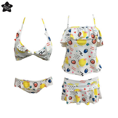 Custom Made White Bikini Swimwear For Mature Women