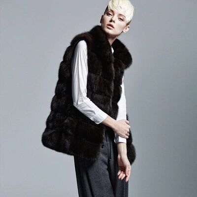 wholesale fashion high quality custom faux fur coat