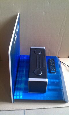 OEM / ODM Cosmetic Brochure Holders And Displays With Artwork Printing