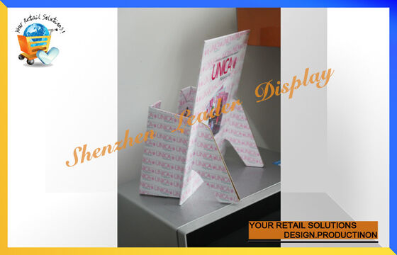 Cardboard Magazine Display Stands For Retail Stores / Cardboard Display Units