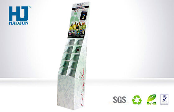 Cardboard Magazine Counter Display Rack