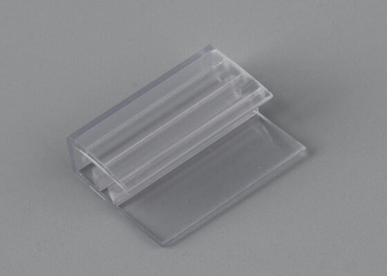 Customized Sign Holder Ragid and Flexible PVC , Hinges with Adhesive Bottom