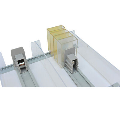 Food Supermarket Shelf Pusher , Plastic Retail Sign Holders