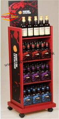 Supermarket MDF Display Stand Unit