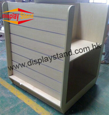 Promotional Floor MDF Display Stand with OEM Logo for Supermarket