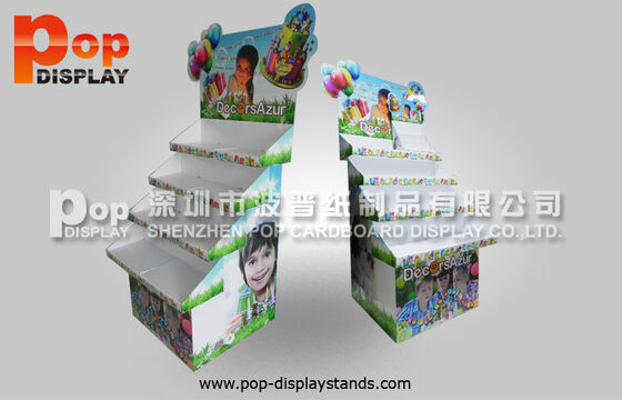 Recyclable Cardboard Display Stands , Cake Related Products Promotion Model
