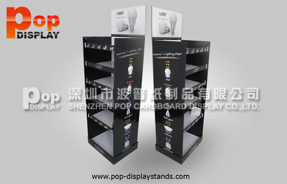 Custom LED Bulbs Cardboard Display Stands With eye-catching printing