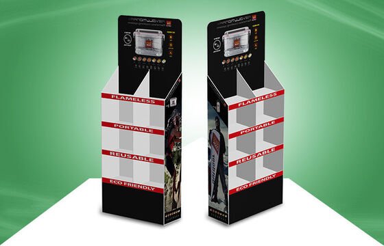 Corrugated Cardboard Display Stands Heavy Duty With PP lamination