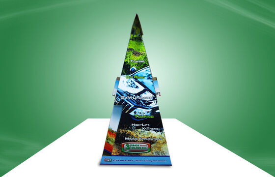 Unique Design Cardboard Display Stands Car Accessory Floor Display