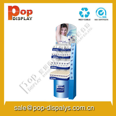 Pop Foldable Cosmetic Display Stands , Makeup Display Racks