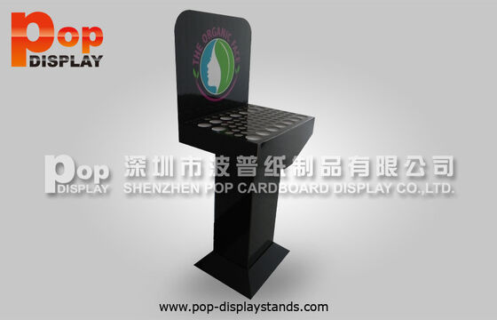 Recycled Cosmetic Display Stands Waterproof  With Black Hold Tubular