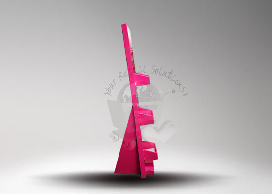 Matt Lamination 3 Tier Advertising Cosmetic Display Stands for Supermarket