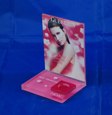 Full color Printing Custom Acrylic Displays / Cosmetic Display Stand