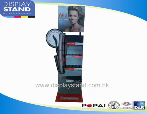 Pop Cosmetic Display Stands Cosmetic Display Stand CMYK Printing Cardboard Display
