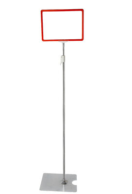 Custom Outdoor Floor Display Stand Sign Holder With Poster Frame A3 or A4