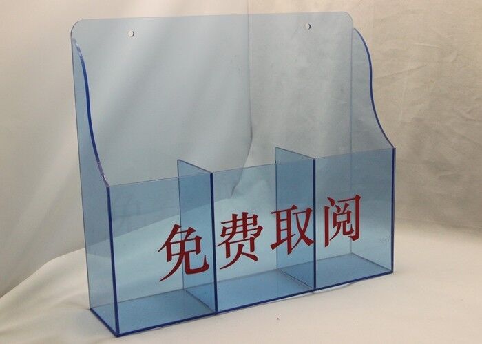 Hotel / Restaurant Acrylic Menu  Holder Display Stand For Menu Card