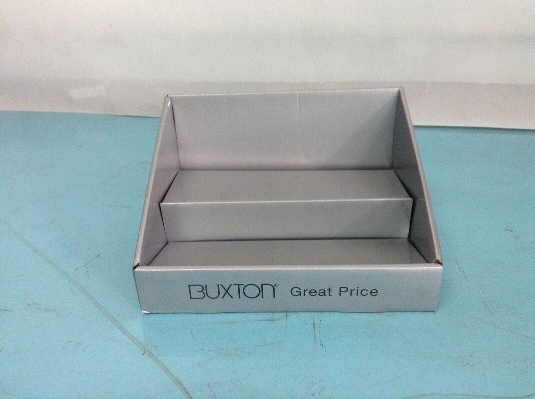 Acrylic Retail Cardboard Counter Display Stands Environment Friendly