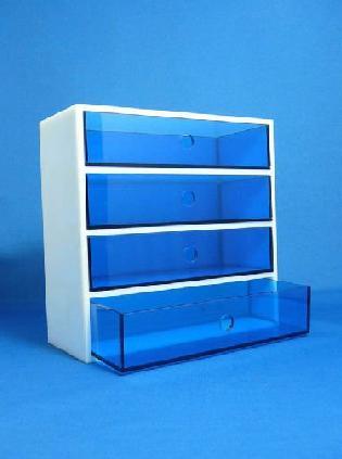 High Quality Acrylic 4 Drawer Organizer With Beautiful Shape