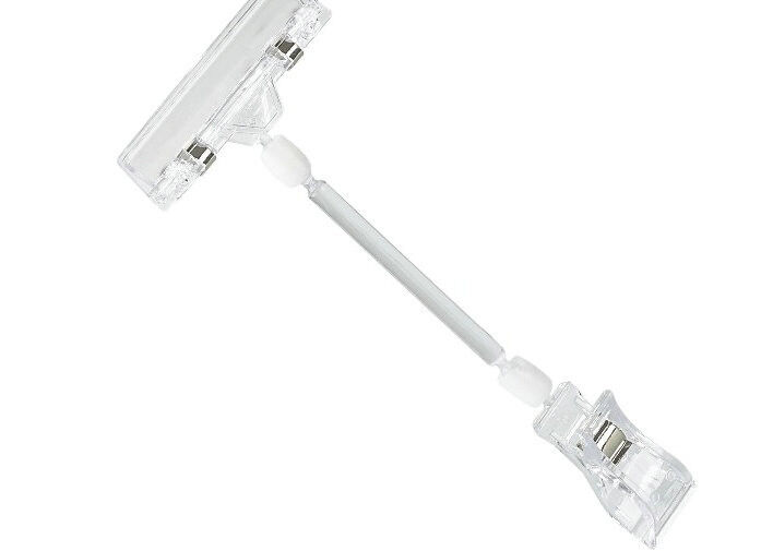 Hanging Retail POP Clip Sign Holder portable for clothing racks