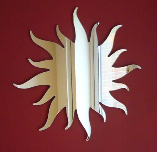 Beautiful Shape Acrylic Mirror Sheets With Customer's Design