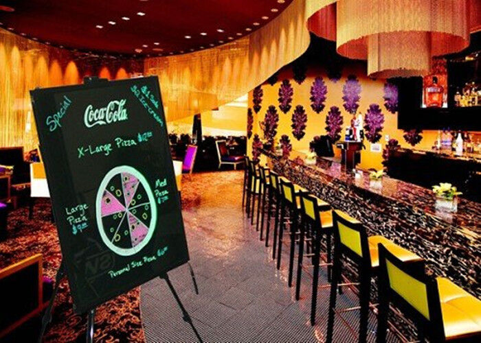 Reusable and durable Custom led neon signs advertising Changeable Menu Display