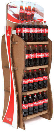 Multi Tier MDF Retail Display Stands Finish Two Side Showcase Merchandise
