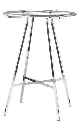 Supermarket Clothing Display Racks With Round Tube for Commercial Malls