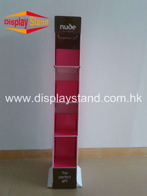 Floor Standing Shelf Display Rack Cosmetic Display Stands