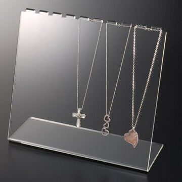A3 A4 A5 Frosted Acrylic Jewelry Display Case Holder L Shape